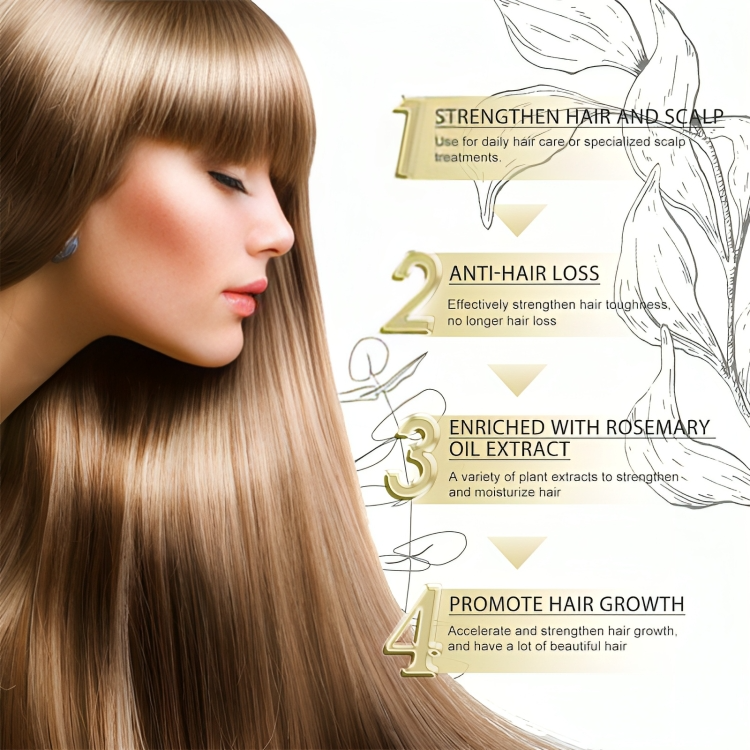 Hair Growth Oil Vegan Plant-Based Strengthens & Nourishes
