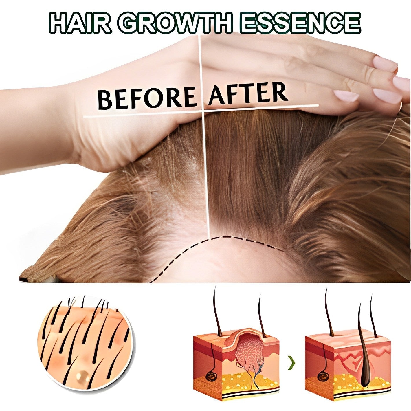 Hair Growth Spray Ginger & Ginseng Non-Greasy
