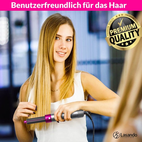 Hair Multi-Styler 5-in-1 Heat Sensor Curl & Brush Attachments