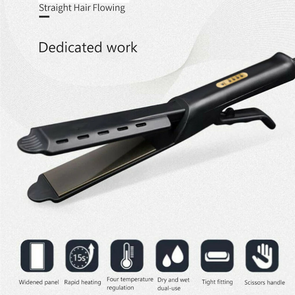 Hair Straightener 15-Second Heat-Up Vented Plates