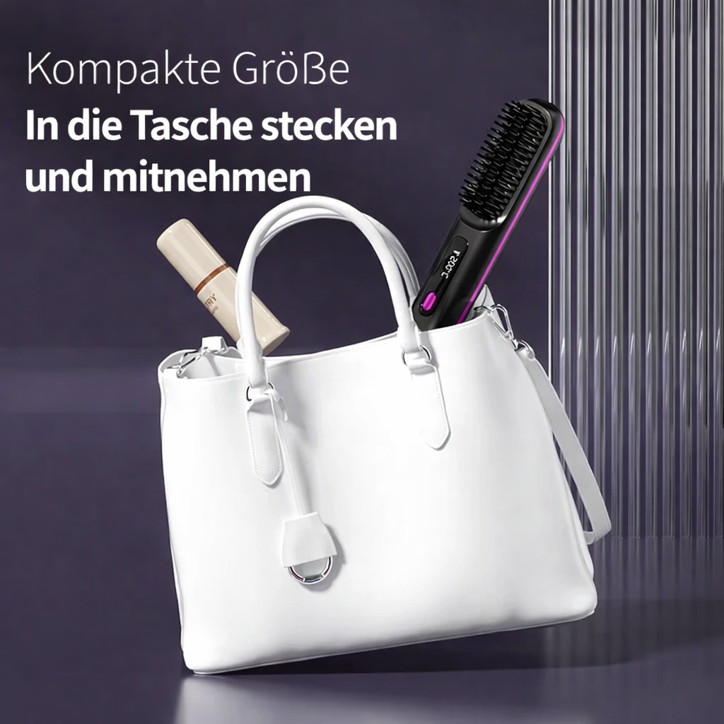 Hair Straightener Cordless USB Rechargeable Ceramic Ionic Plates