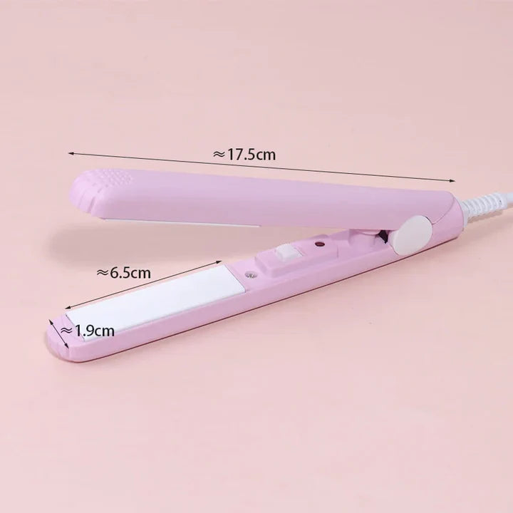 Hair Straightener & Curler Tourmaline Ceramic Quick Heat