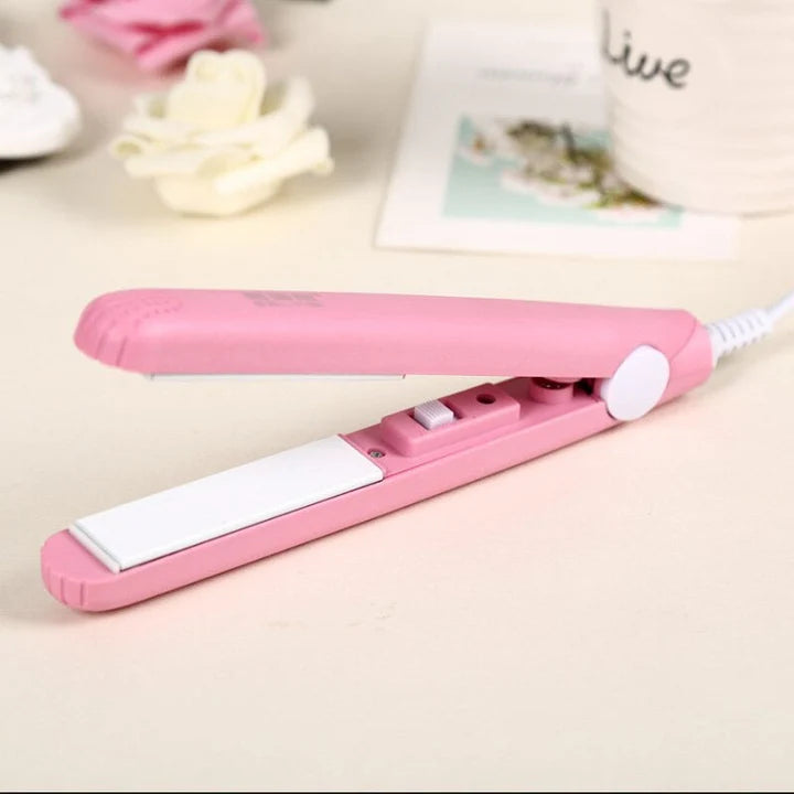 Hair Straightener & Curler Tourmaline Ceramic Quick Heat
