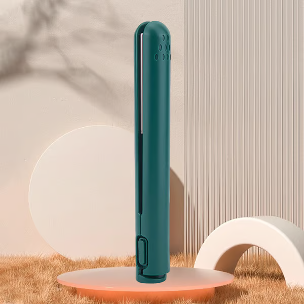 Hair Straightener & Curler USB-Powered Ceramic Plates Anti-Scald