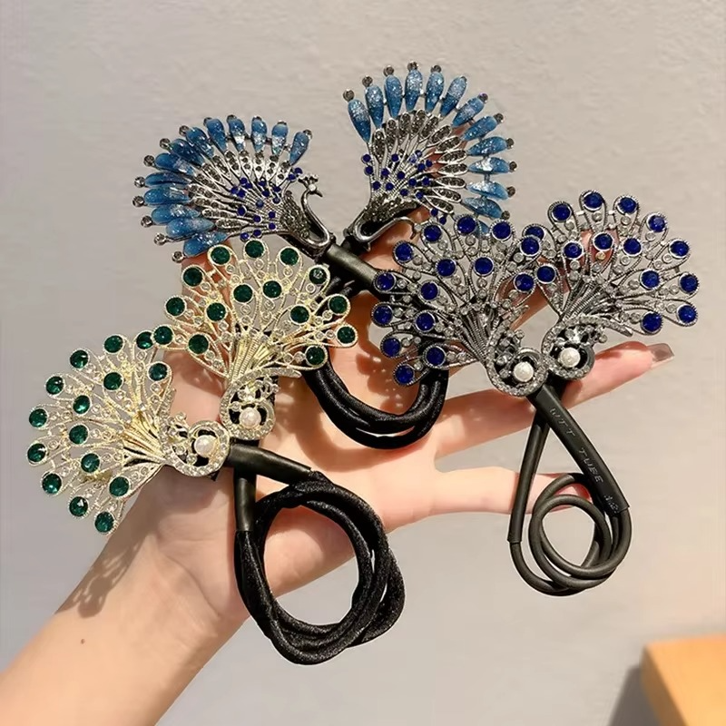 Hair Ties Secure Hold Gentle On Hair Colorful 5-Pack