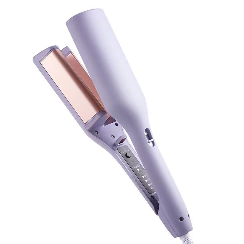 Hair Waver 15-Second Heat-Up V-Clamp Burn Protection & Anti-Frizz