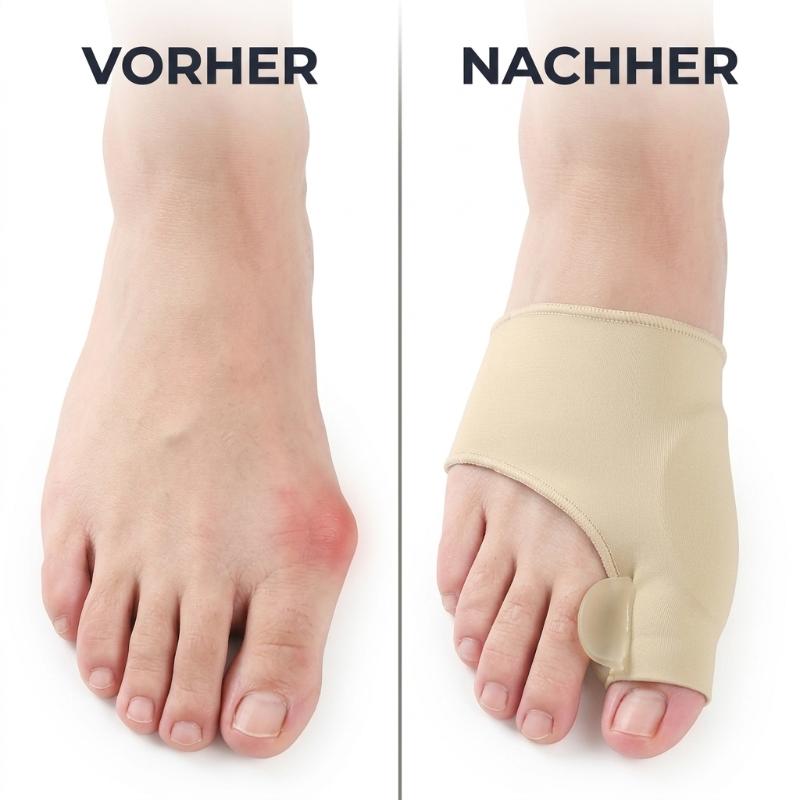Hallux Valgus Corrector Gel Pads & Breathable 2-Pair Set