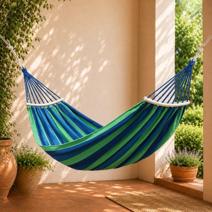 Hammock Double Breathable Cotton Up To 452 Lbs