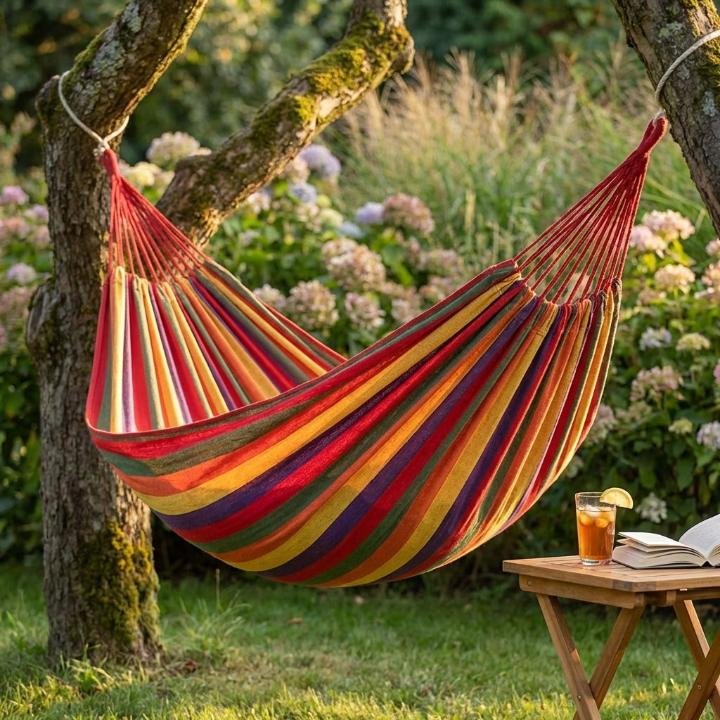 Hammock Double Breathable Cotton Up To 452 Lbs