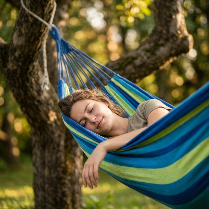 Hammock Foldable Cotton Portable 441 Lbs Capacity