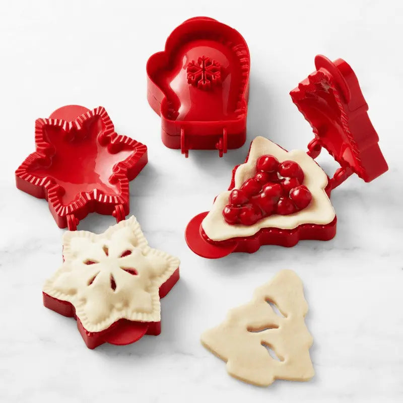 Hand Pie Mold Set Seasonal Shapes Secure Hinge