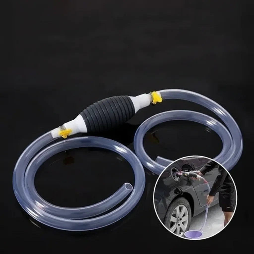 Hand Siphon Pump Rubber Bulb 2 Meter Flexible Hose
