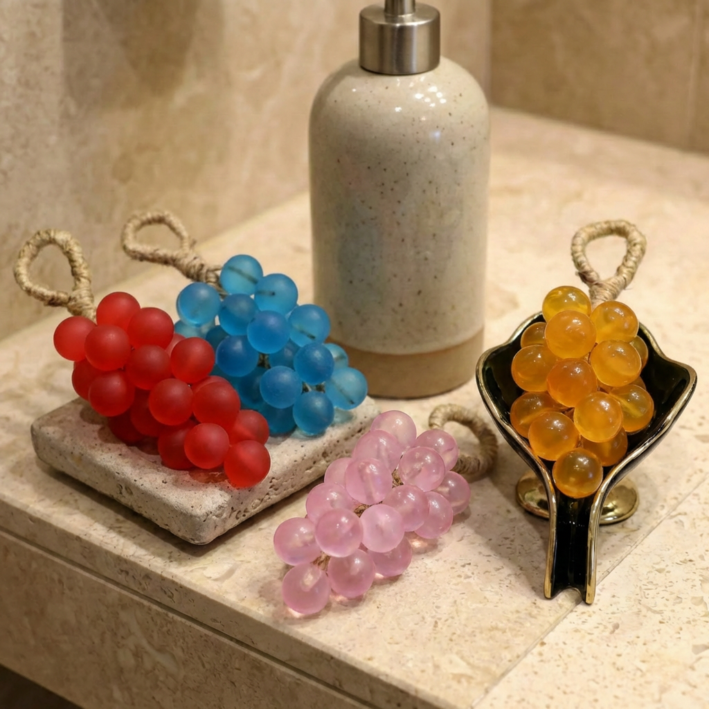 Hand Soap Handmade Grape Cluster Plant Oils
