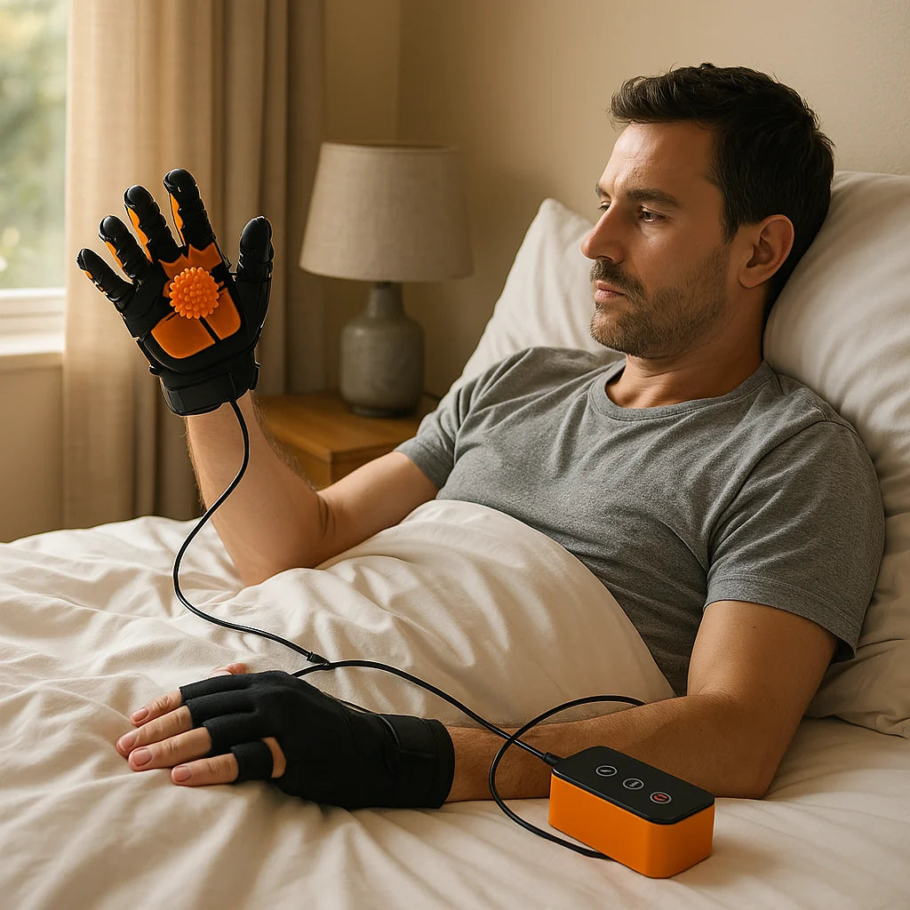 Hand Trainer Glove Individual Finger Control Wireless Rechargeable