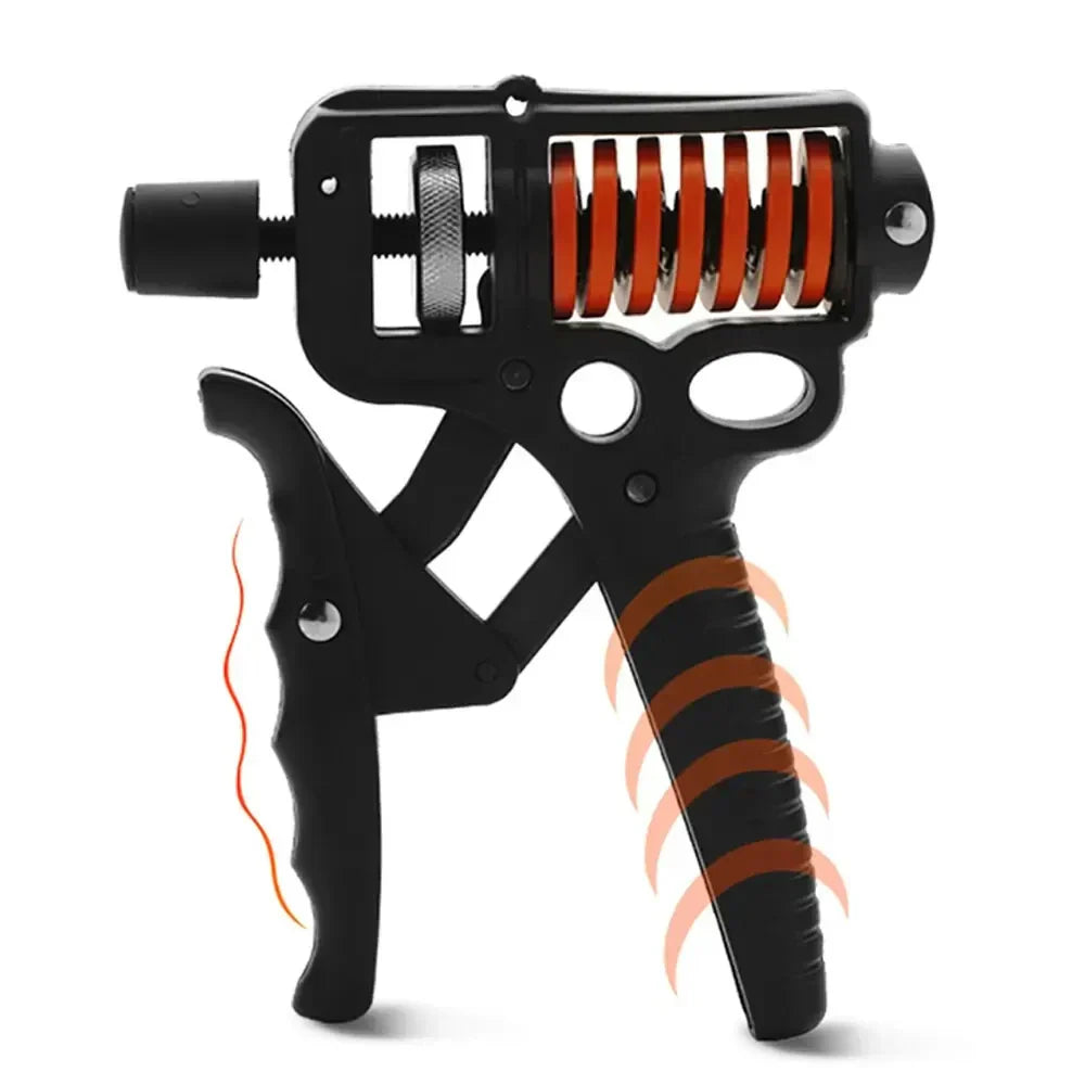 Hand Trainer Steel Spring Adjustable 11–364 Lbs Ergonomic Grip