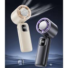 Handheld Fan Ice-Cooling Dual System & USB Rechargeable 20-Hour