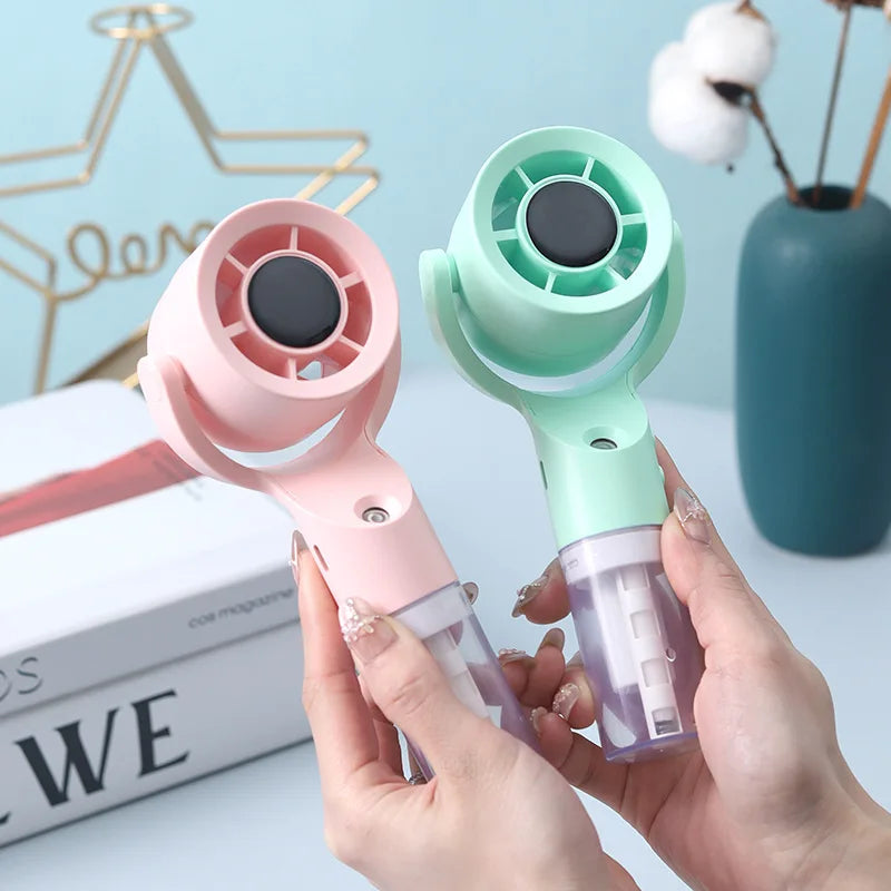 Handheld Fan Mist Sprayer 3-Speed Rechargeable