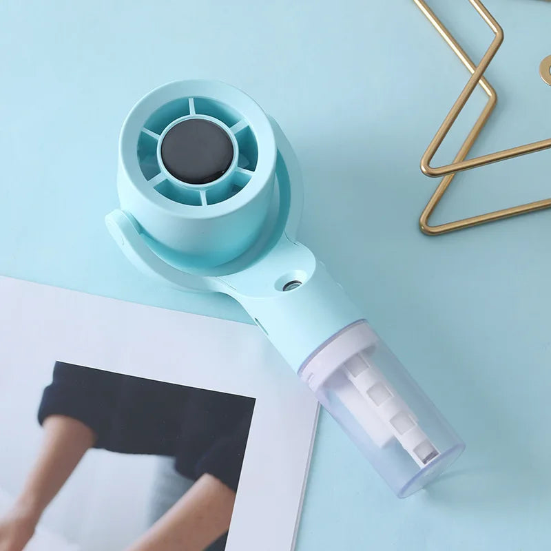 Handheld Fan Mist Sprayer 3-Speed Rechargeable