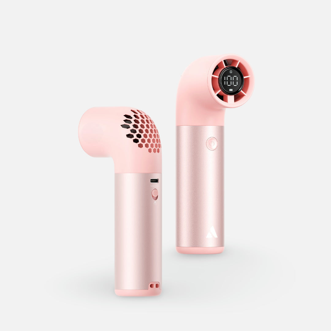 Handheld Fan Turbo Motor Six Speeds USB Rechargeable