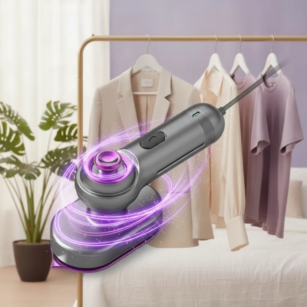 Handheld Garment Steamer Rotating Swivel Handle Heats In 20s