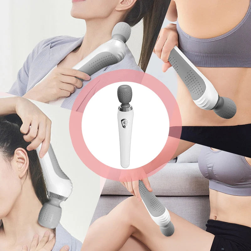 Handheld Massager 5 Intensity Levels Cordless USB Rechargeable