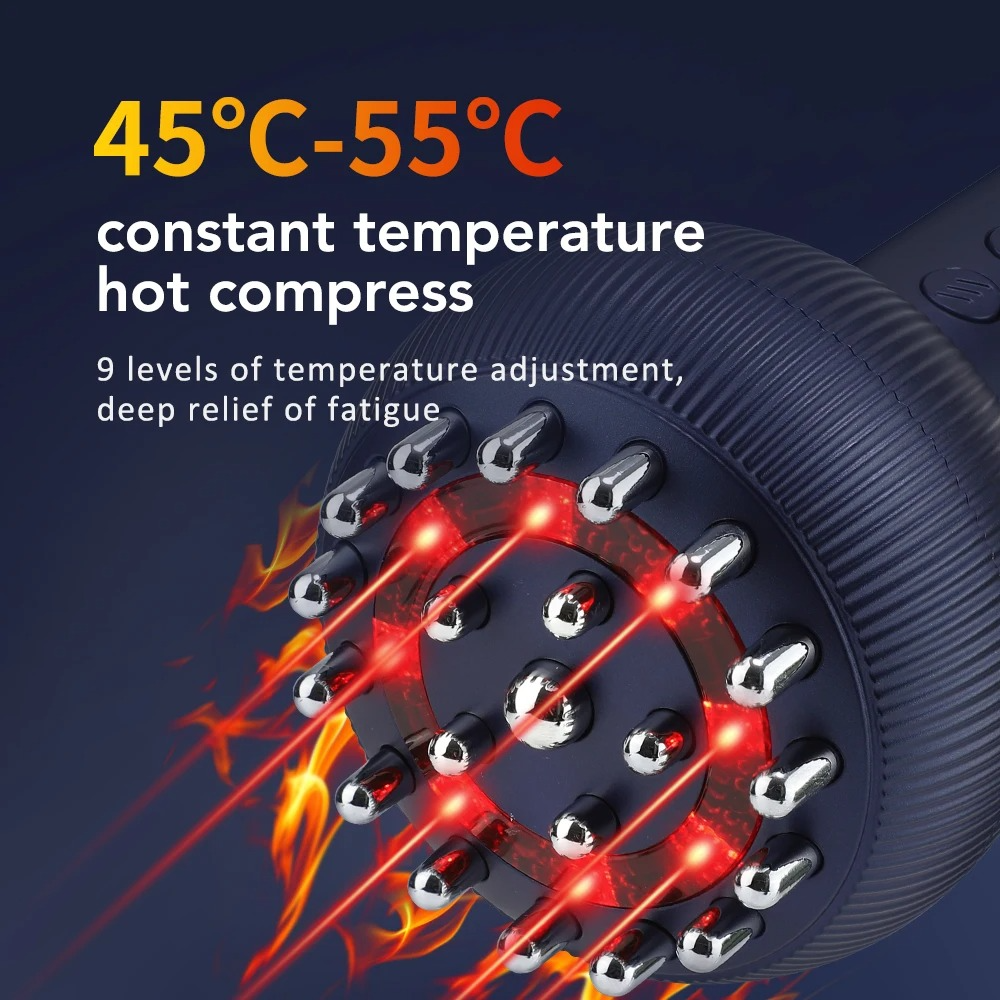 Handheld Massager Heat Vibration & Red Light