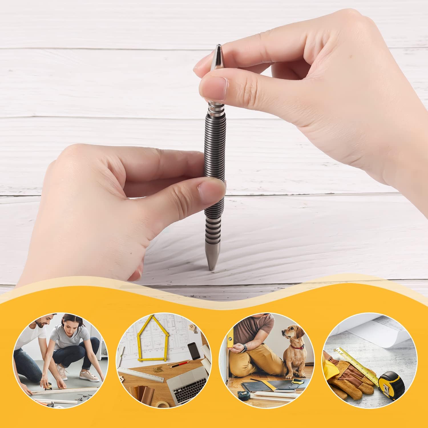 Handheld Nailer Spring-Assisted Interchangeable Tips