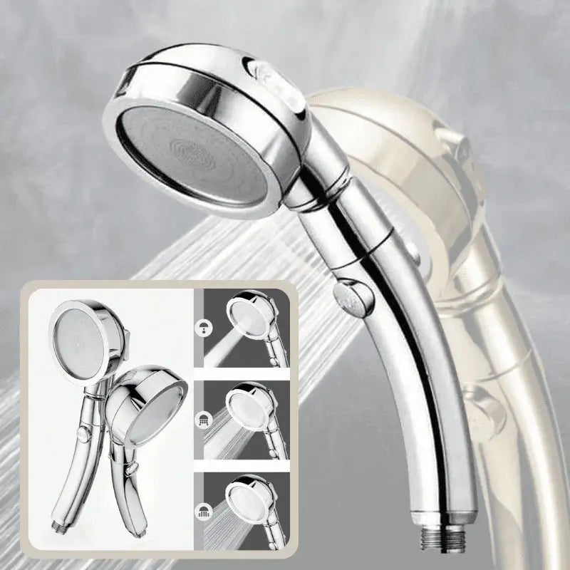 Handheld Shower Head Air-Injected Strong Jet 3 Spray Modes