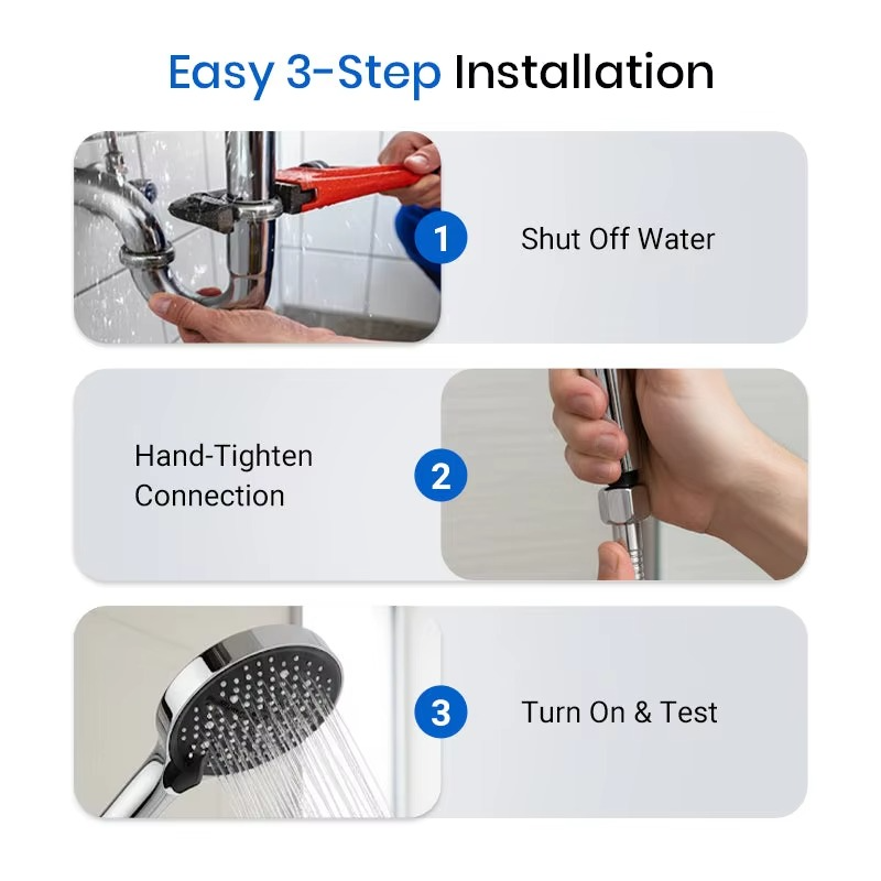 Handheld Shower Head High-Pressure 7 Spray Modes