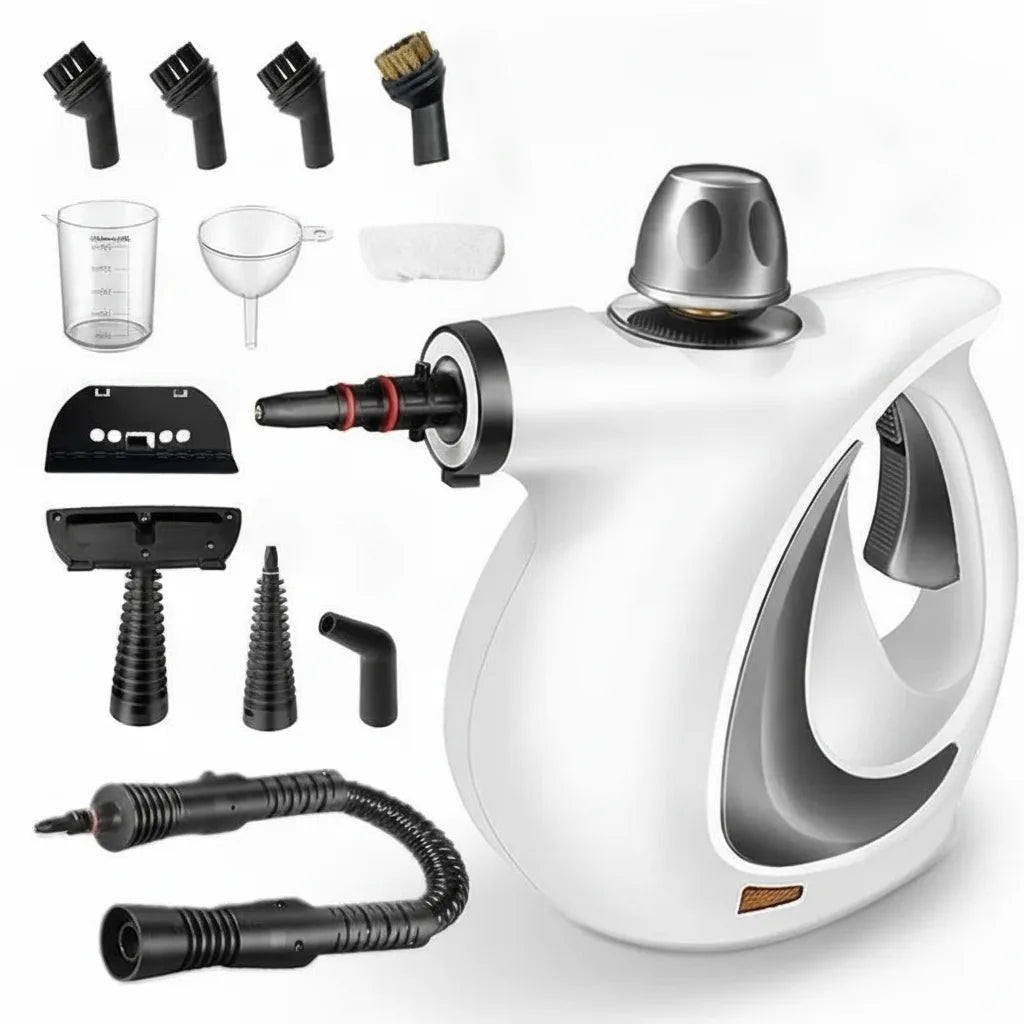 Handheld Steam Cleaner High-Temperature Steam & 12 Accessories