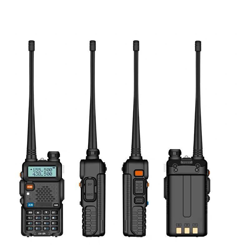 Handheld Two-Way Radio Dual Band VHF UHF 60-Hour Standby