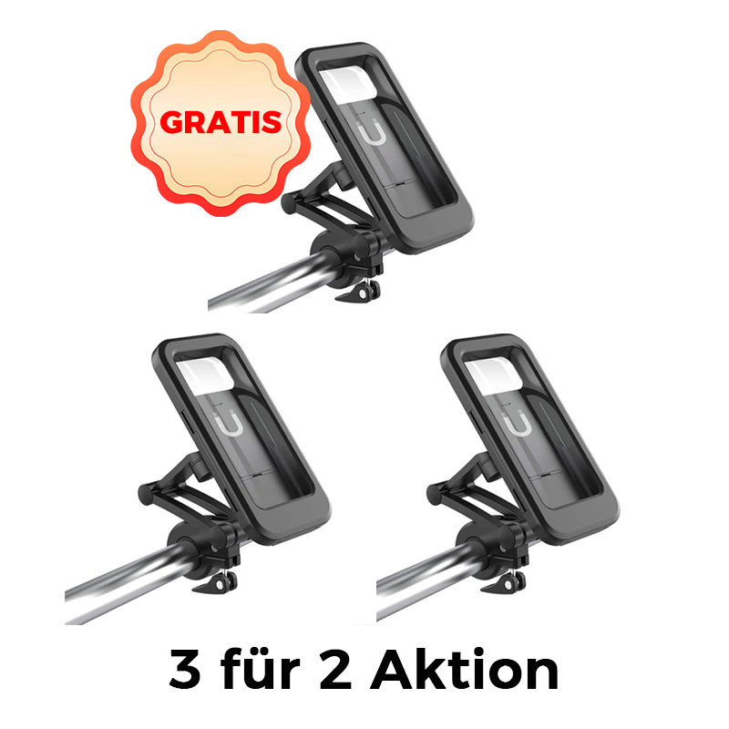 Handlebar Phone Mount IPX6 Waterproof 360 Degree Rotation