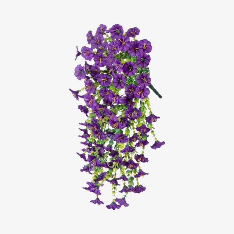 Hanging Artificial Flower Bouquet Realistic Cascading Maintenance Free