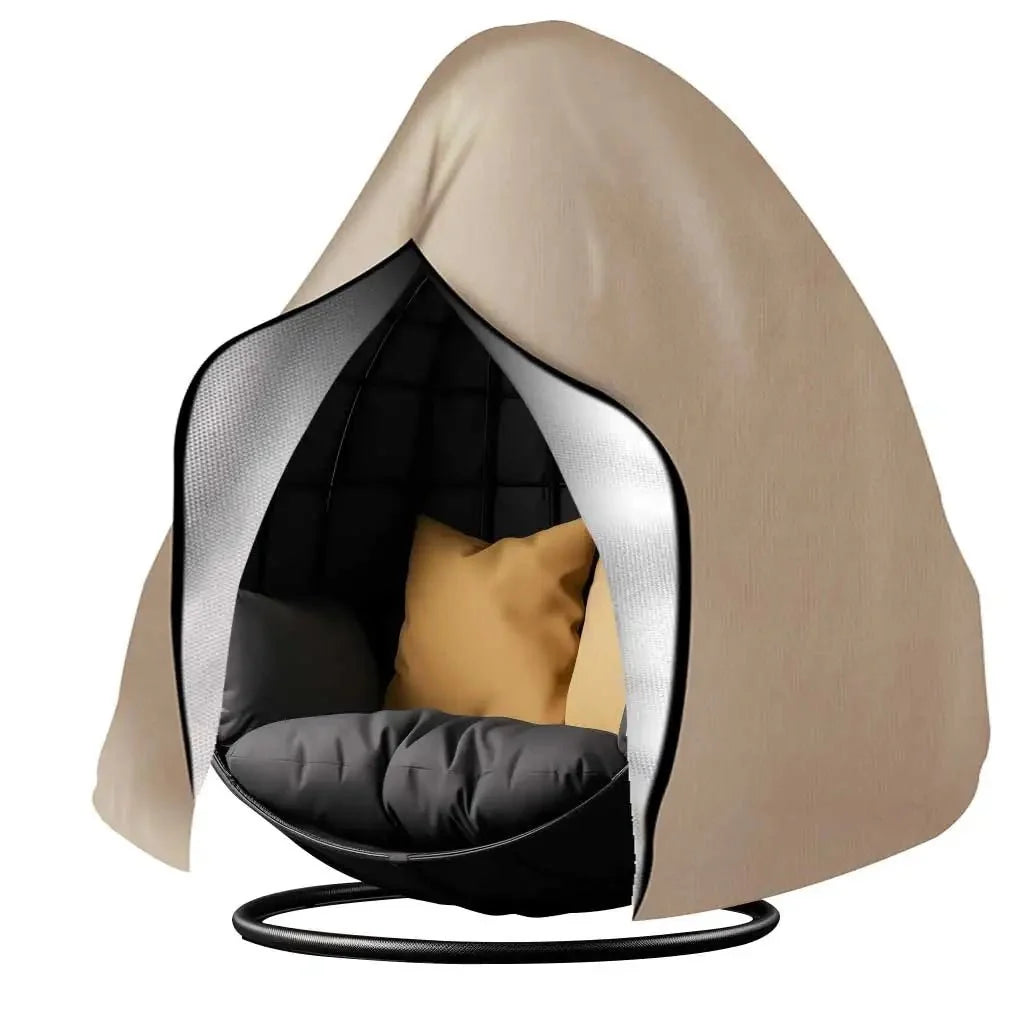 Hanging Chair Cover 210D Oxford Waterproof Zippered & Drawstring