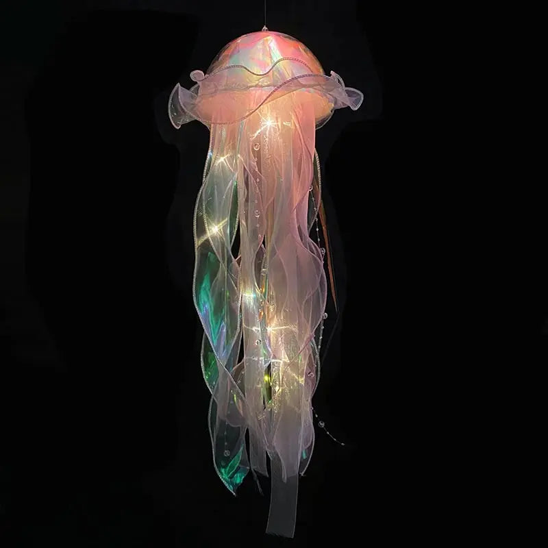 Hanging Jellyfish Lamp Multicolor LED Battery Powered