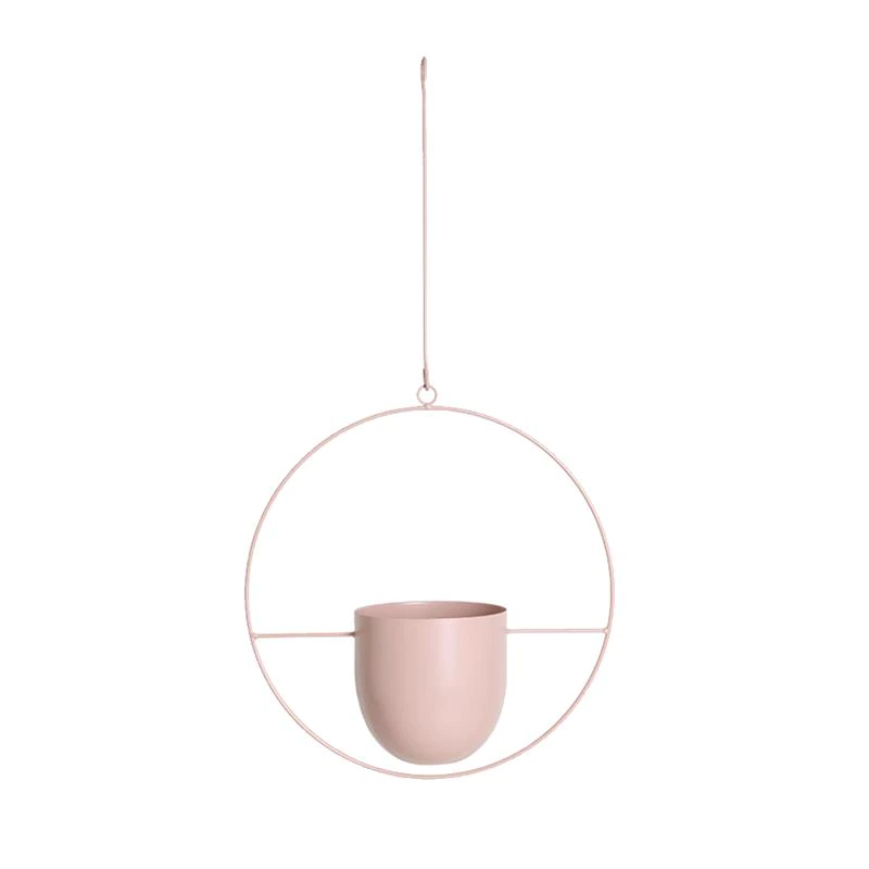 Hanging Planter Iron Open Design Space-Saving