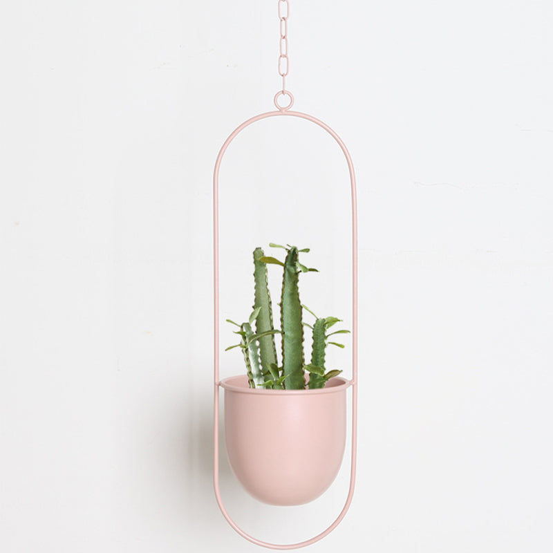 Hanging Planter Iron Open Design Space-Saving