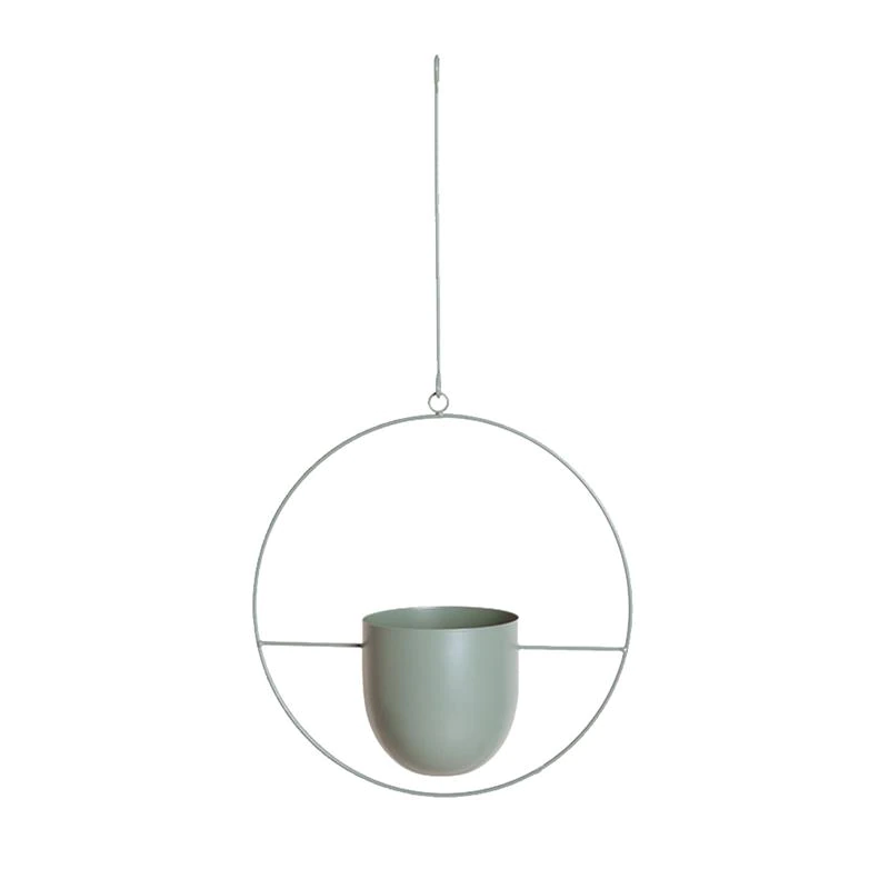 Hanging Planter Iron Open Design Space-Saving