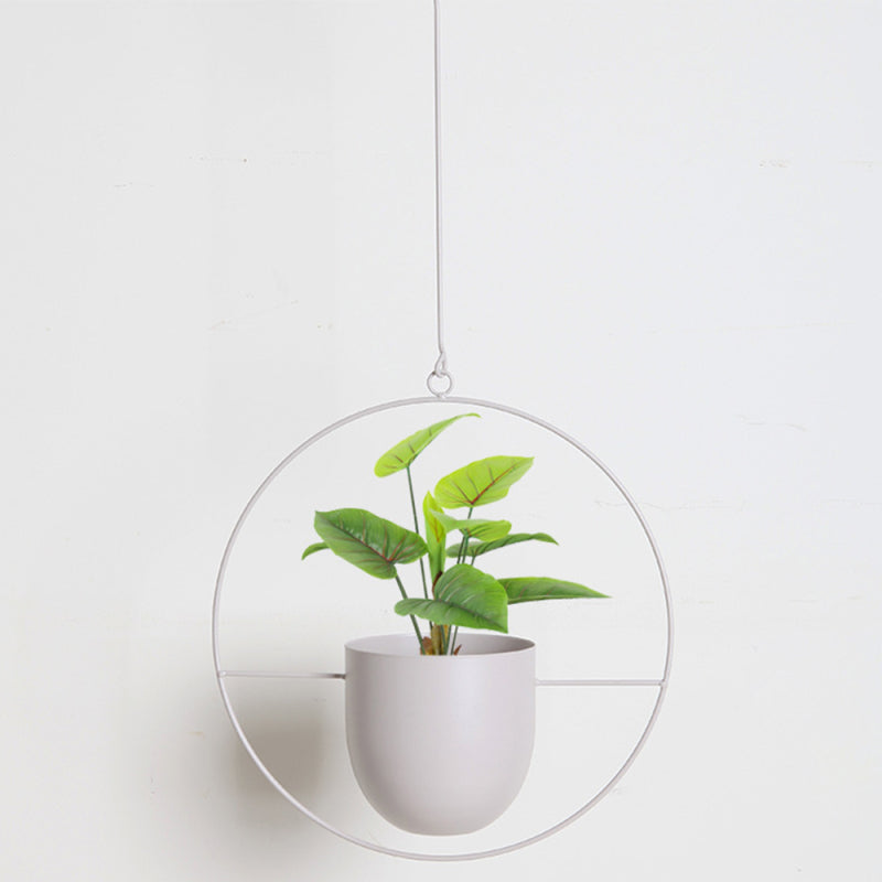 Hanging Planter Iron Open Design Space-Saving