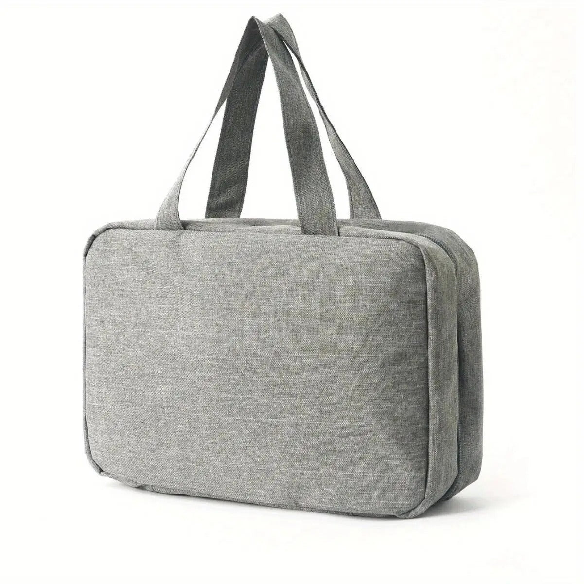 Hanging Toiletry Bag Waterproof Polyester Four Compartments Swivel Hook