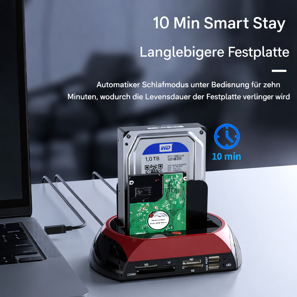 Hard Drive Docking Station IDE & SATA Plug-And-Play Backup