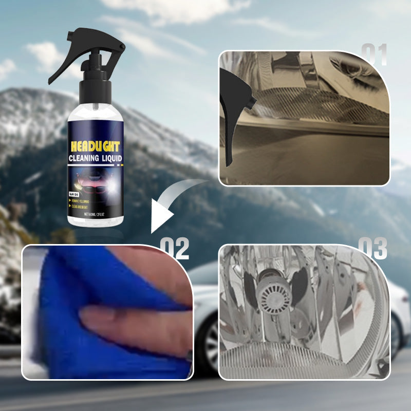 Headlight Cleaner Restores Clarity & Removes Yellowing