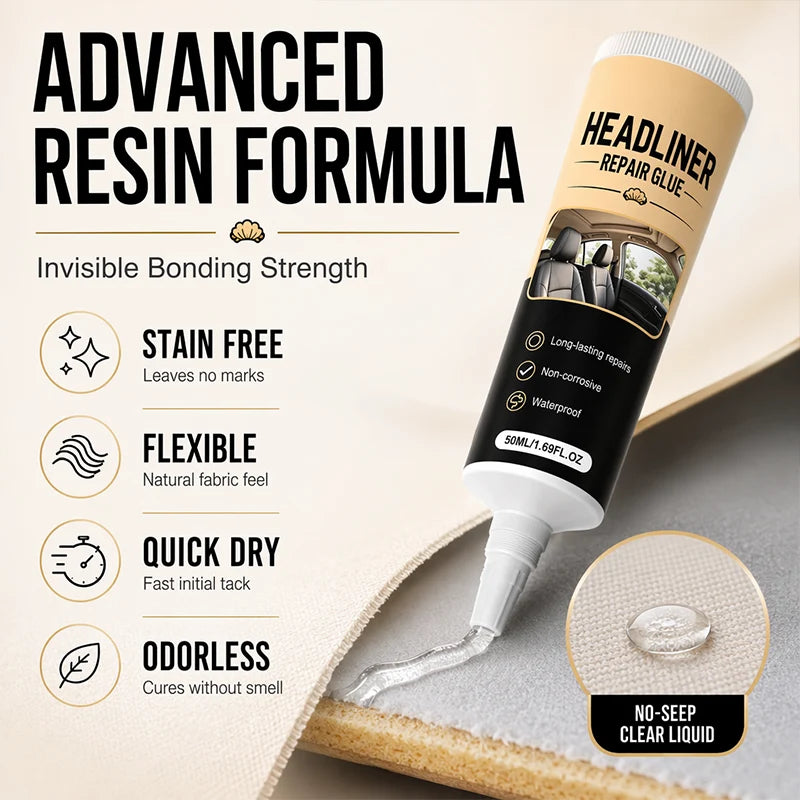 Headliner Adhesive Stain-Free & Heat Resistant