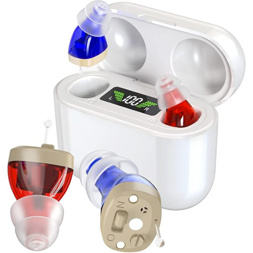 Hearing Aid Rechargeable Noise Reduction 20 Hour Battery
