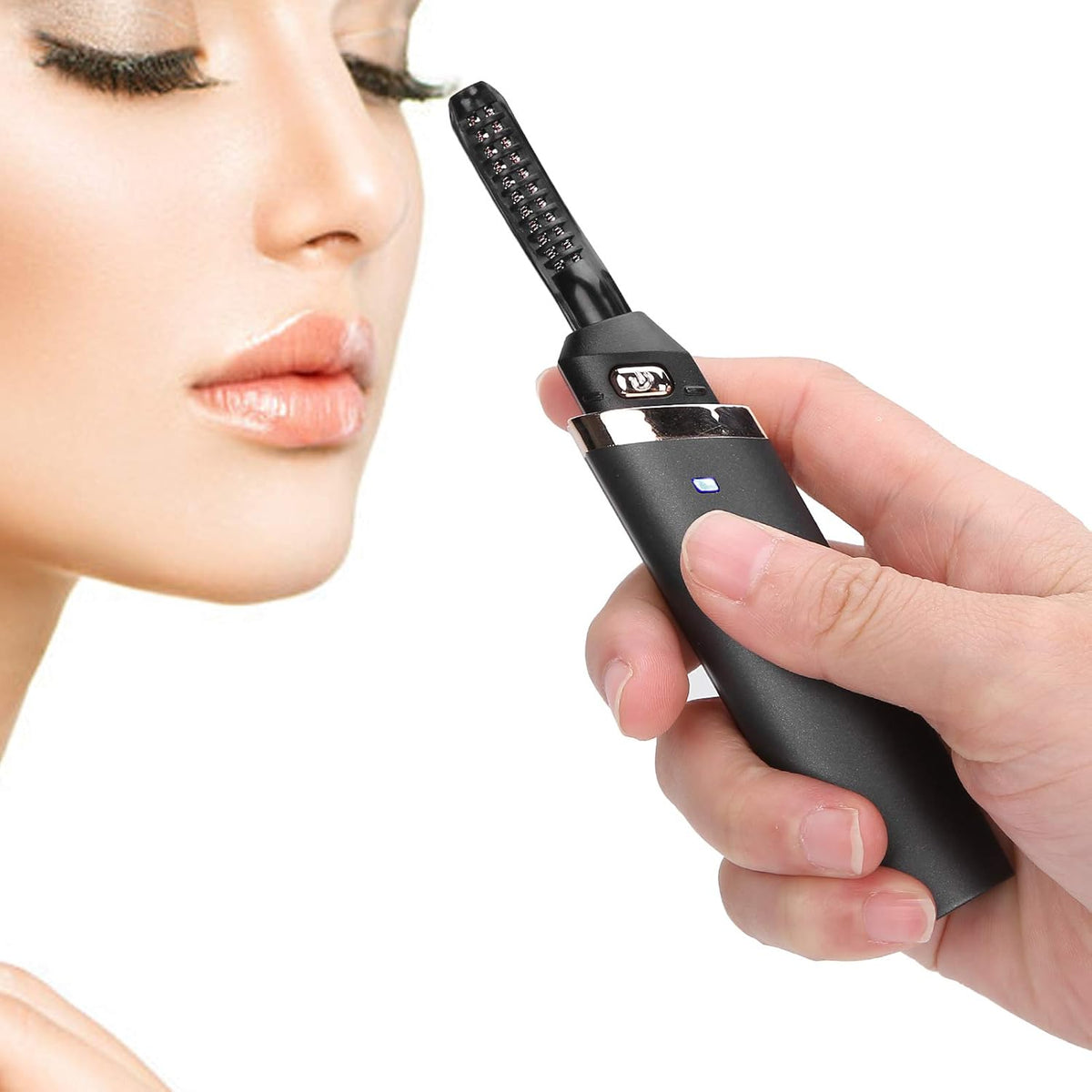 Heated Eyelash Curler USB Rechargeable LED Display