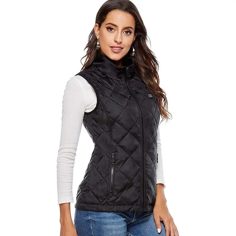 Heated Vest USB Powered Infrared Lightweight Softshell