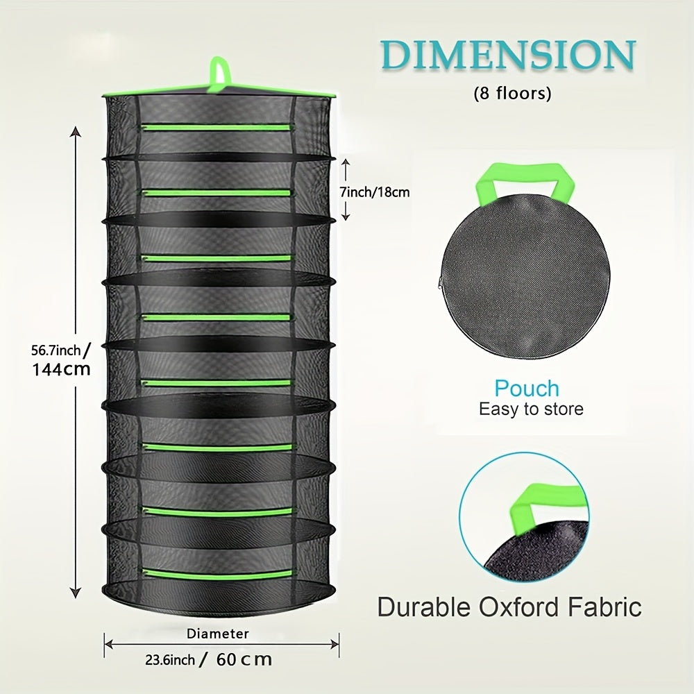 Herb & Seed Drying Rack Multi-Tier Foldable Breathable Mesh