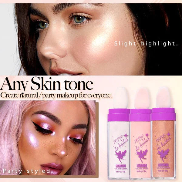 Highlighter Stick Puff Applicator Long-Lasting & Smudge-Free