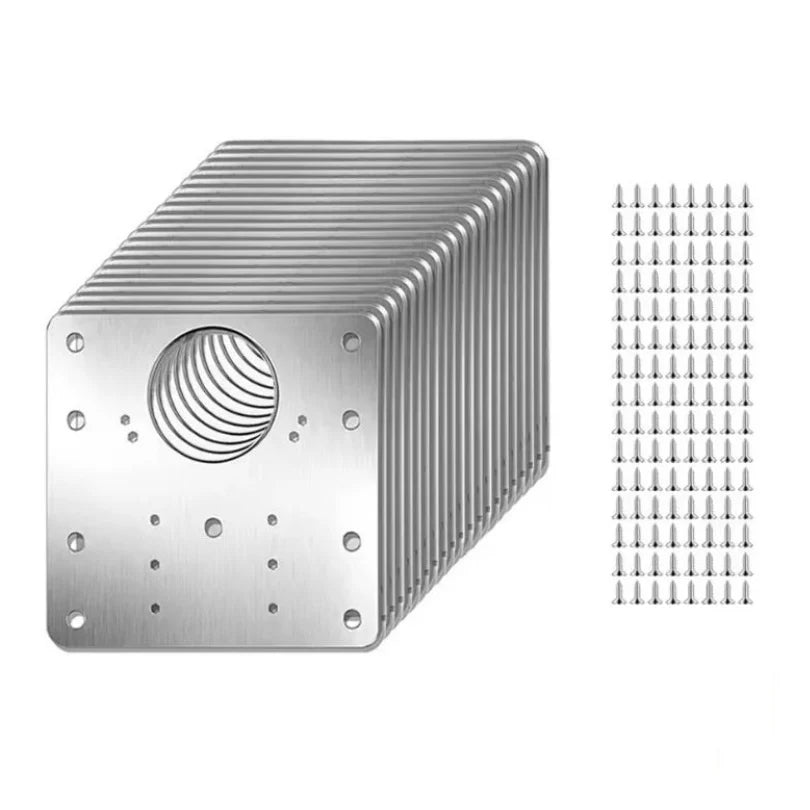 Hinge Repair Plate Stainless Steel Set of 10