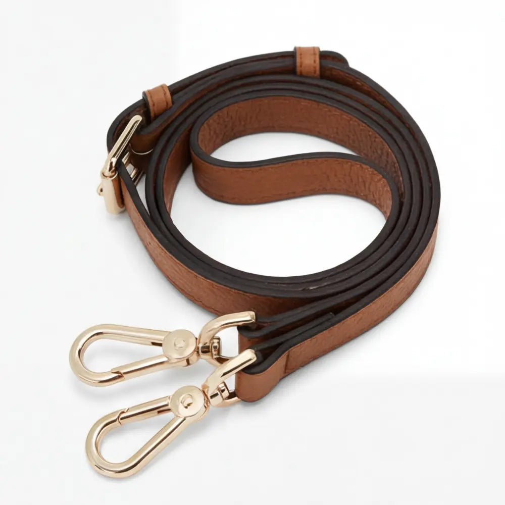 Hobo Bag Artificial Leather Five Interior Compartments Adjustable Strap